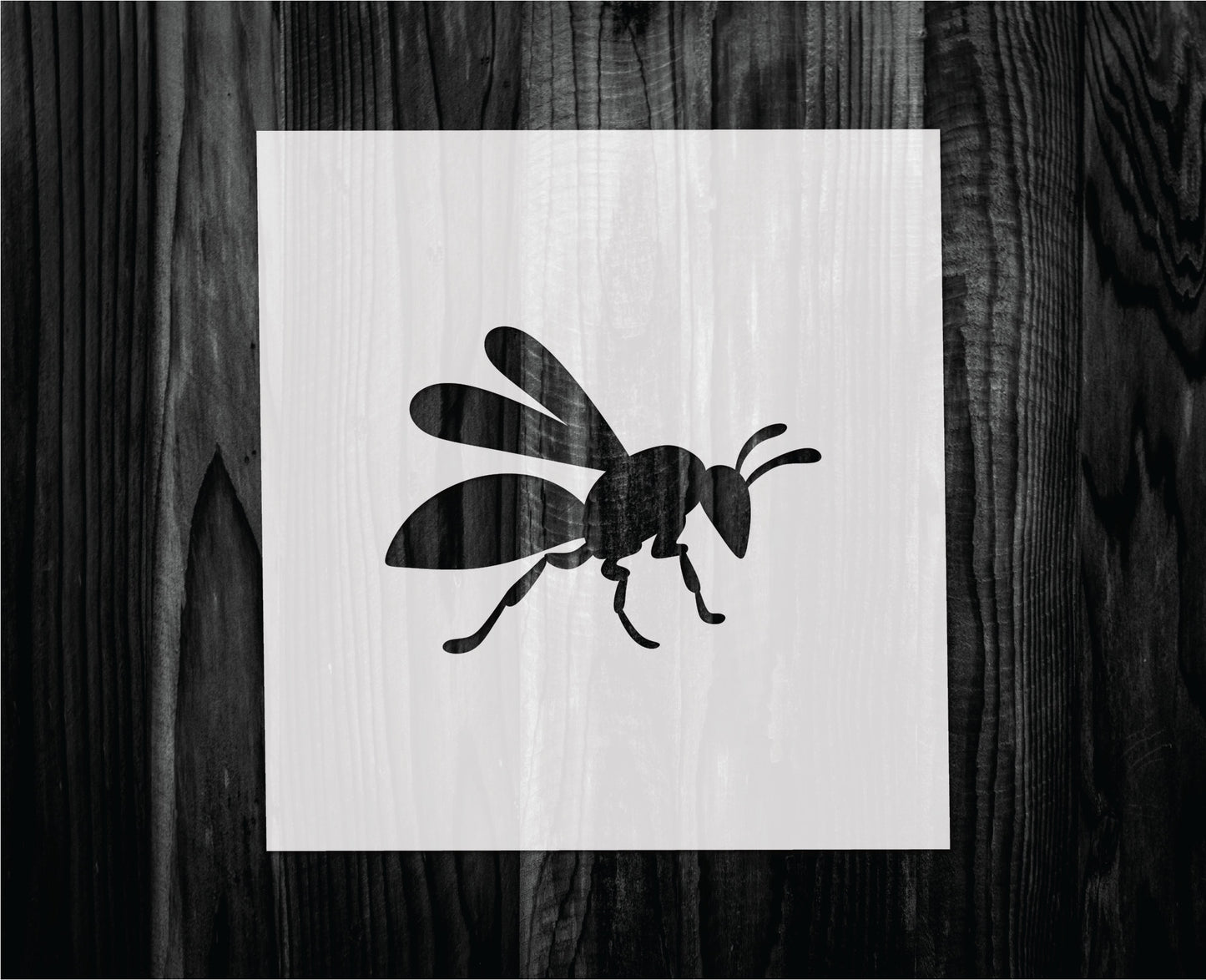 Wasp stencil, Mylar reusable stencil, Stencil, FAST SHIPPING