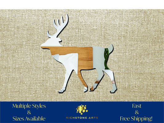 Decorative Deer Shaped Acrylic Mirror | Many Shapes Available