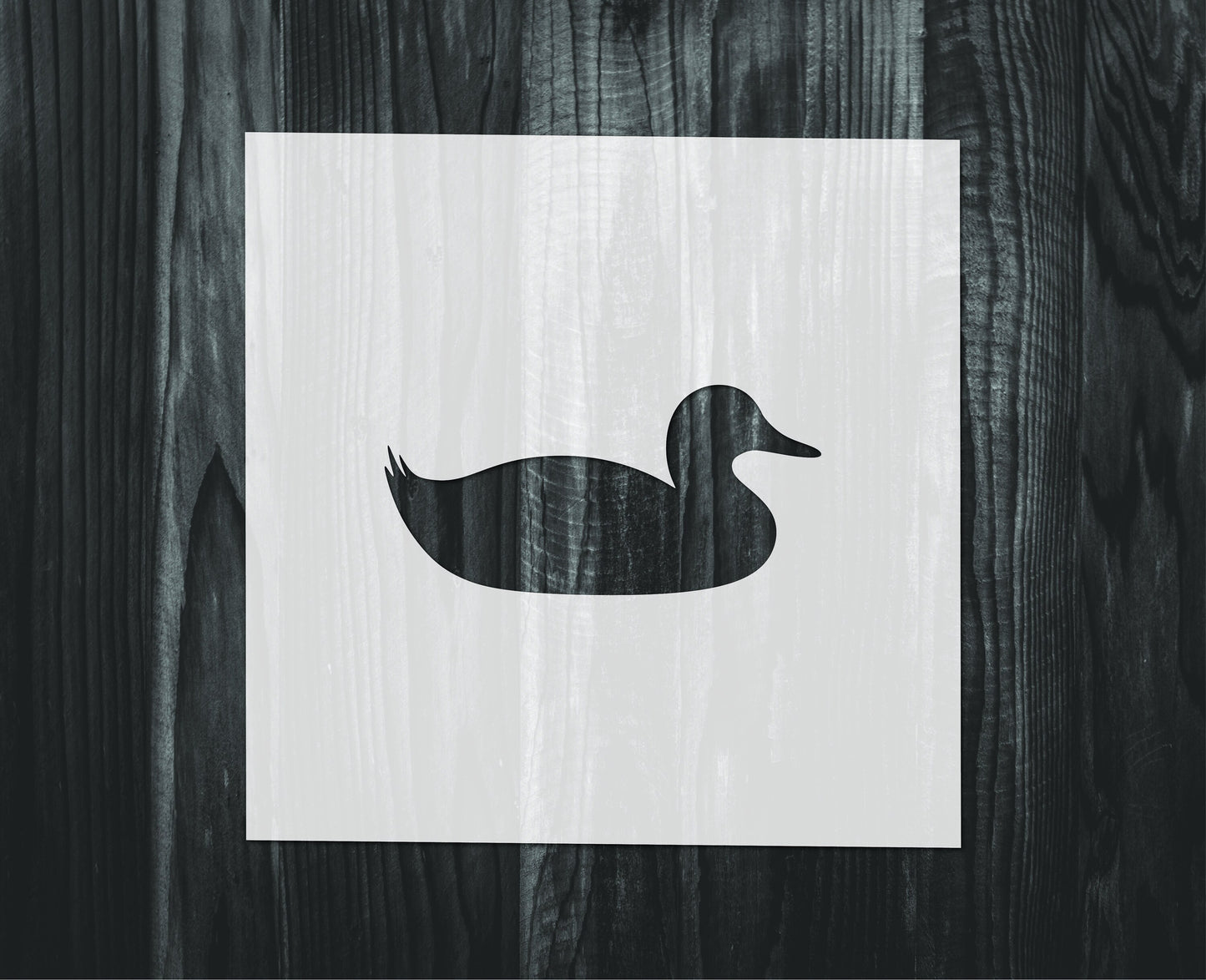 Duck Stencil, Mylar reusable stencil, Stencil, FAST SHIPPING