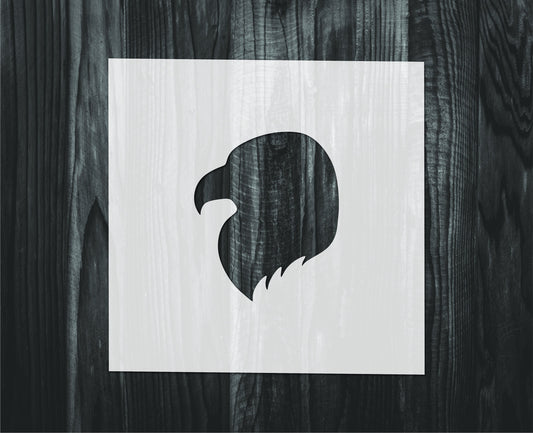 Eagle Head Stencil, Mylar reusable stencil, Stencil, FAST SHIPPING