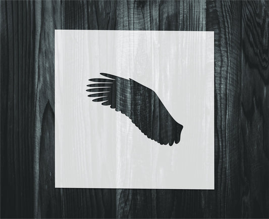 Eagle Wing Stencil, Mylar reusable stencil, Stencil, FAST SHIPPING