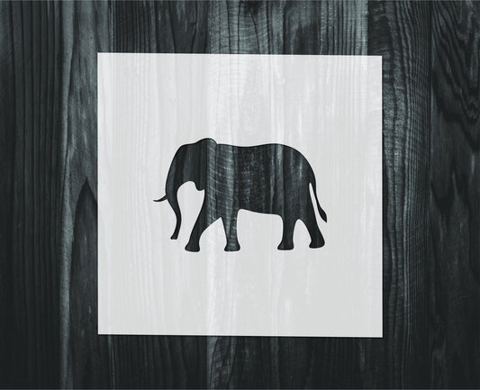 Elephant Stencil, Mylar reusable stencil, Stencil, FAST SHIPPING