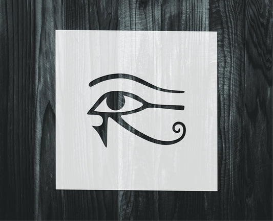 Eye of Horus Stencil, Mylar reusable stencil, Stencil, FAST SHIPPING