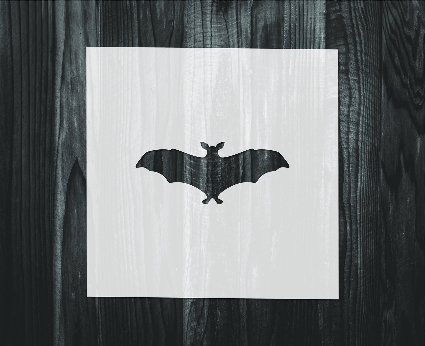 Flying bat Stencil, Mylar reusable stencil, Stencil, FAST SHIPPING