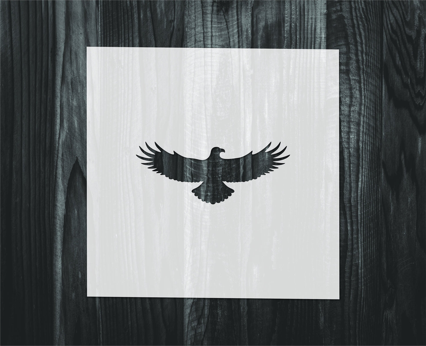 Flying Eagle Stencil, Mylar reusable stencil, Stencil, FAST SHIPPING