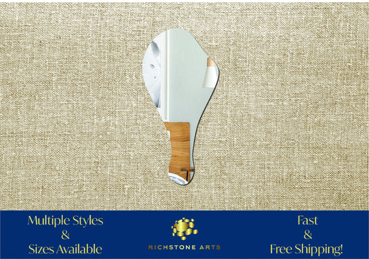 Decorative Drumstick Shaped Acrylic Mirror | Many Shapes Available