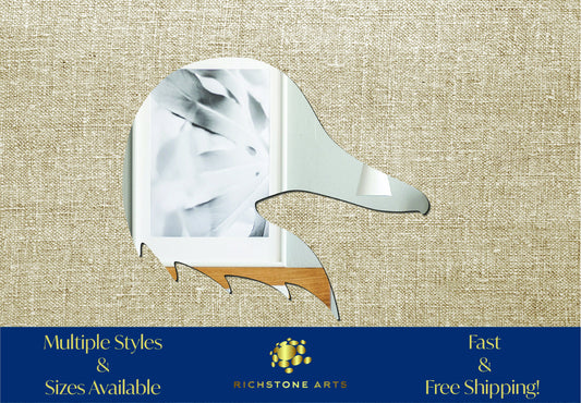 Decorative Duck Head Shaped Acrylic Mirror | Many Shapes Available