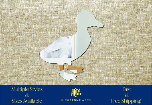 Decorative Duckling Shaped Acrylic Mirror | Many Shapes Available