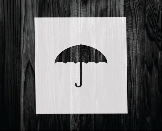 Umbrella Stencil, Mylar reusable stencil, Stencil, FAST SHIPPING