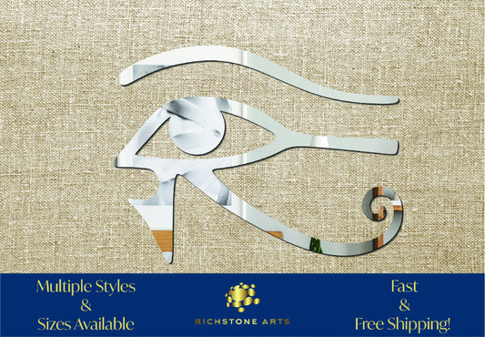 Decorative Eye of Horus Shaped Acrylic Mirror | Many Shapes Available