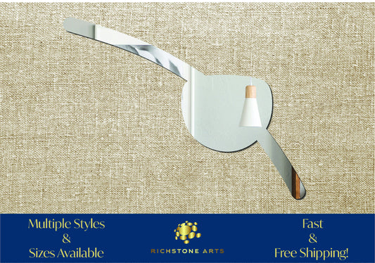 Decorative Eye Patch Shaped Acrylic Mirror | Many Shapes Available