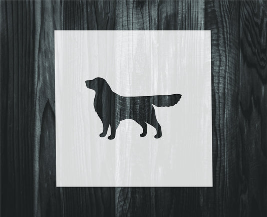 Golden Retriever Stencil, Mylar reusable stencil, Stencil, FAST SHIPPING