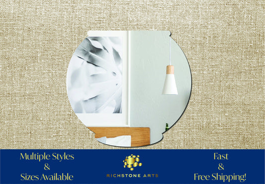 Decorative Fish Bowl Shaped Acrylic Mirror | Many Shapes Available