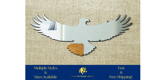 Decorative Flying Eagle Shaped Acrylic Mirror | Many Shapes Available