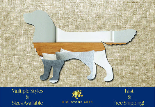 Decorative Golden Retriever Shaped Acrylic Mirror | Many Shapes Available