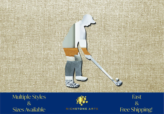 Decorative Golfer Shaped Acrylic Mirror | Many Shapes Available