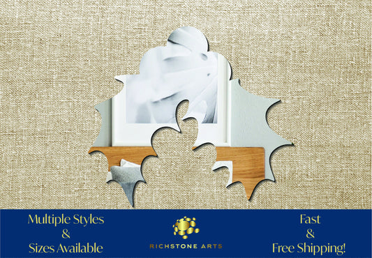 Decorative Holly Shaped Acrylic Mirror | Many Shapes Available