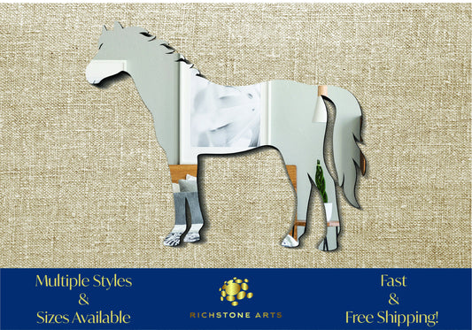 Decorative Horse Shaped Acrylic Mirror | Many Shapes Available