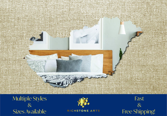 Decorative Hungary Shaped Acrylic Mirror | Many Shapes Available