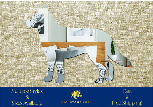 Decorative Husky Shaped Acrylic Mirror | Many Shapes Available