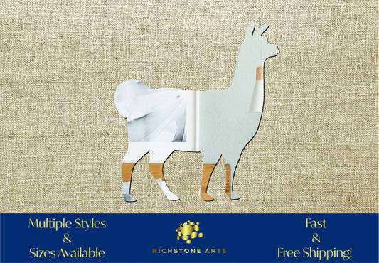 Decorative Llama Shaped Acrylic Mirror | Many Shapes Available