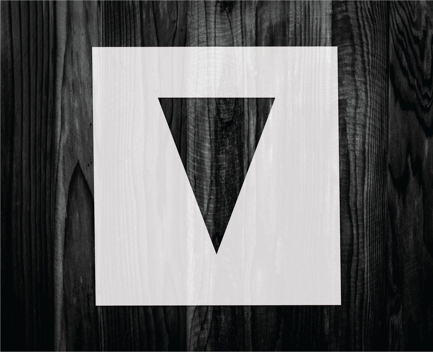 Triangle Bunting Stencil, Mylar reusable stencil, Stencil, FAST SHIPPING