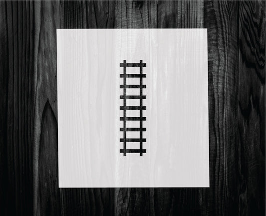 Train Track Stencil, Mylar reusable stencil, Stencil, FAST SHIPPING