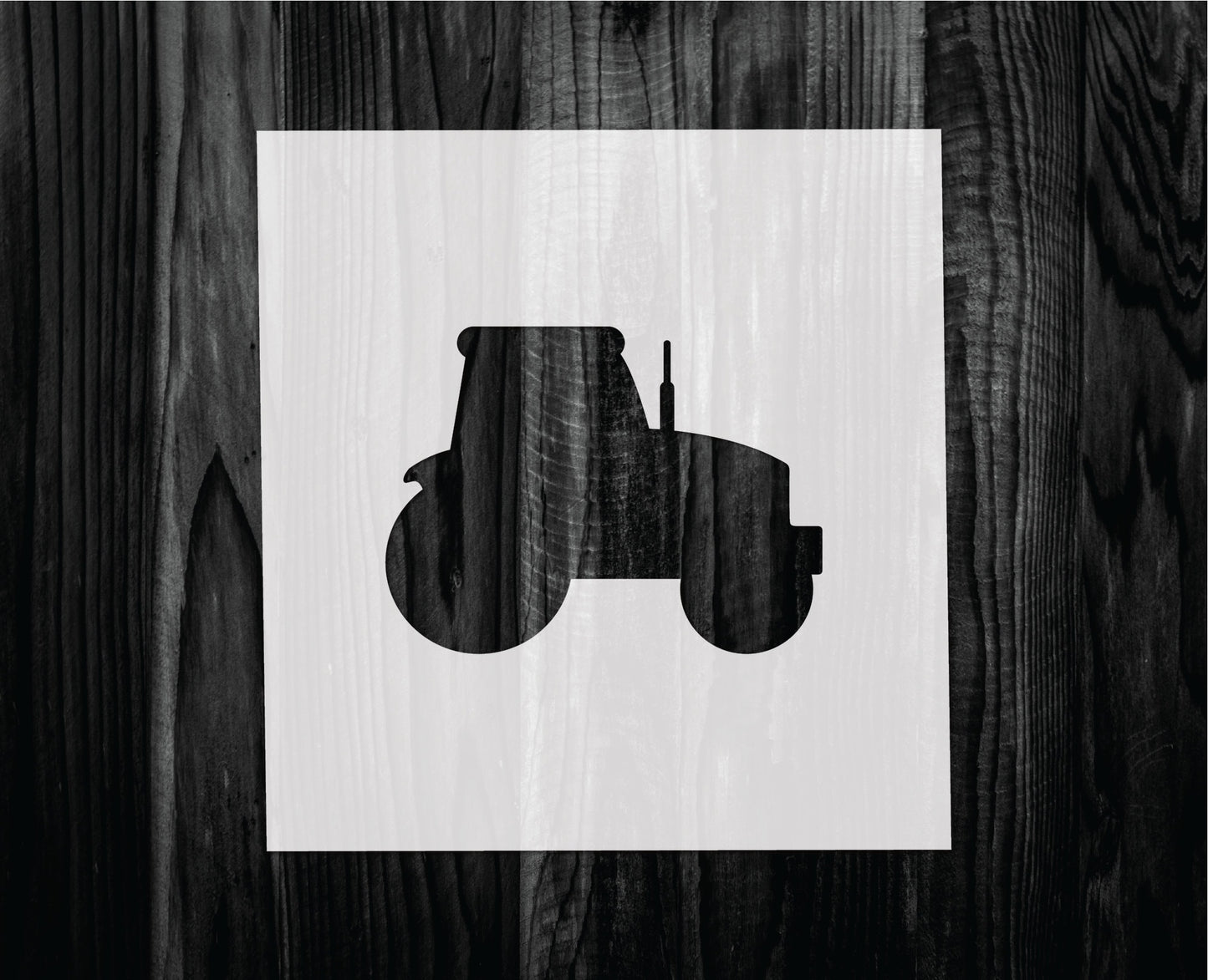 Tractor Stencil, Mylar reusable stencil, Stencil, FAST SHIPPING