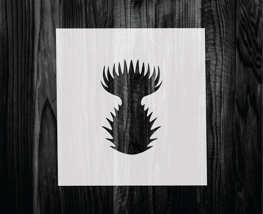 Thistle Stencil, Mylar reusable stencil, Stencil, FAST SHIPPING