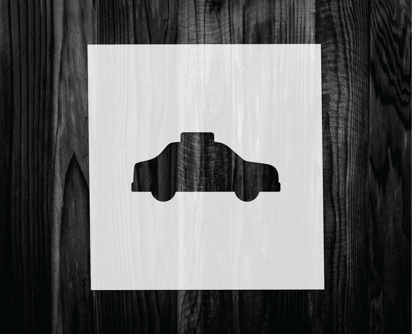 Taxi Stencil, Mylar reusable stencil, Stencil, FAST SHIPPING