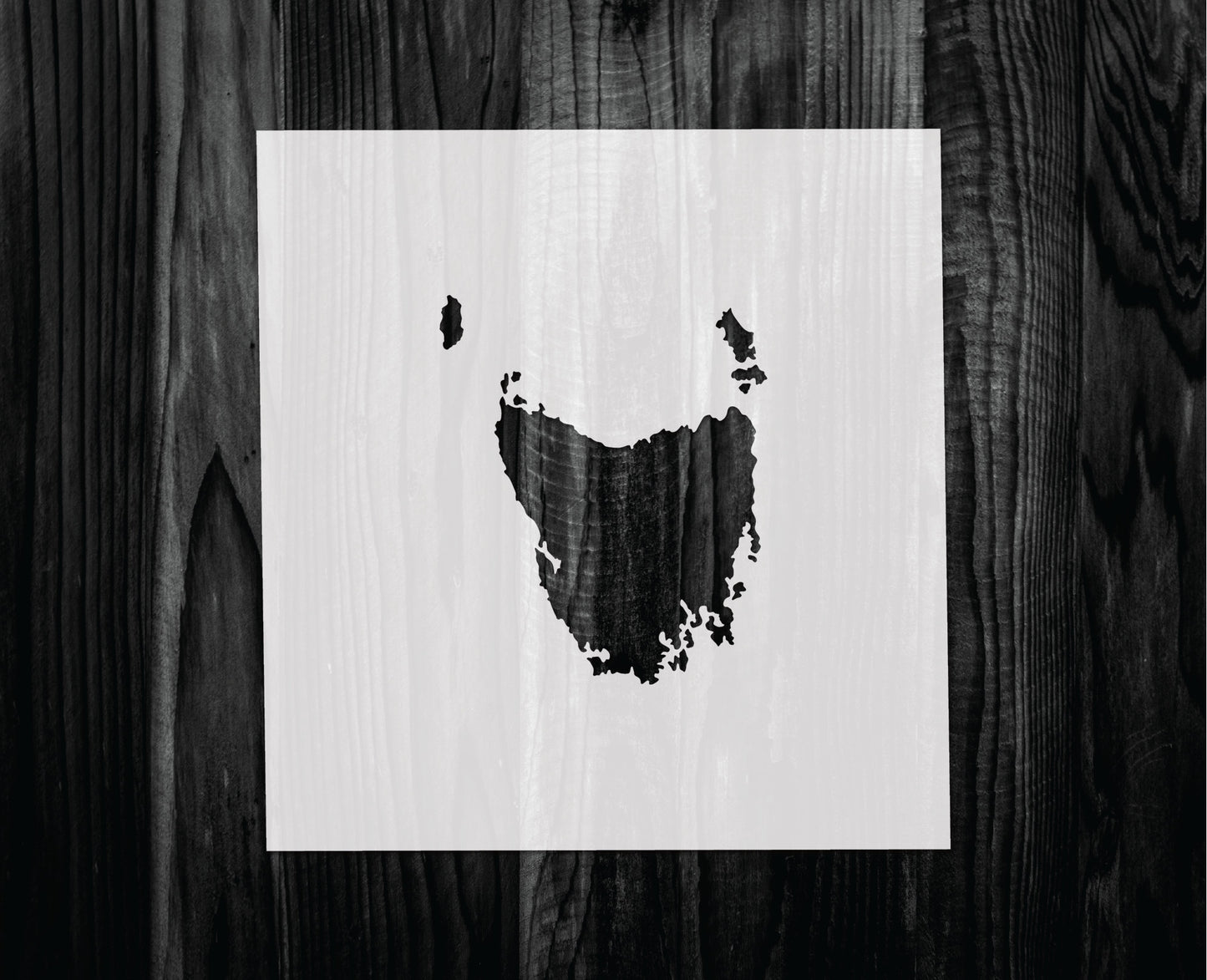 Tasmania Stencil, Mylar reusable stencil, Stencil, FAST SHIPPING