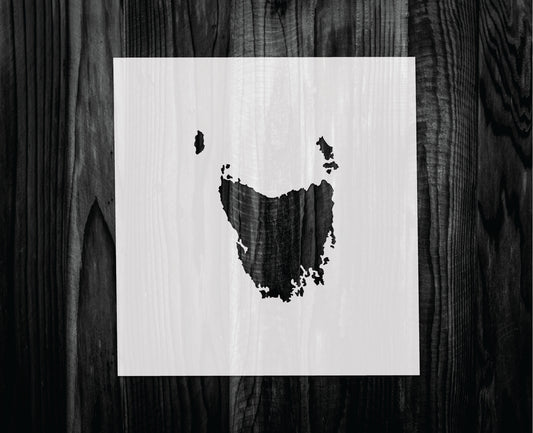 Tasmania Stencil, Mylar reusable stencil, Stencil, FAST SHIPPING