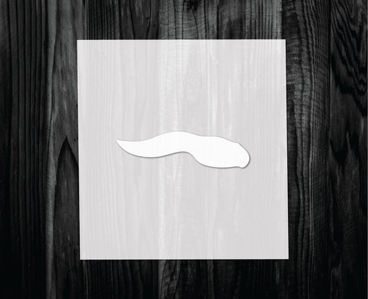 Tadpole Stencil, Mylar reusable stencil, Stencil, FAST SHIPPING