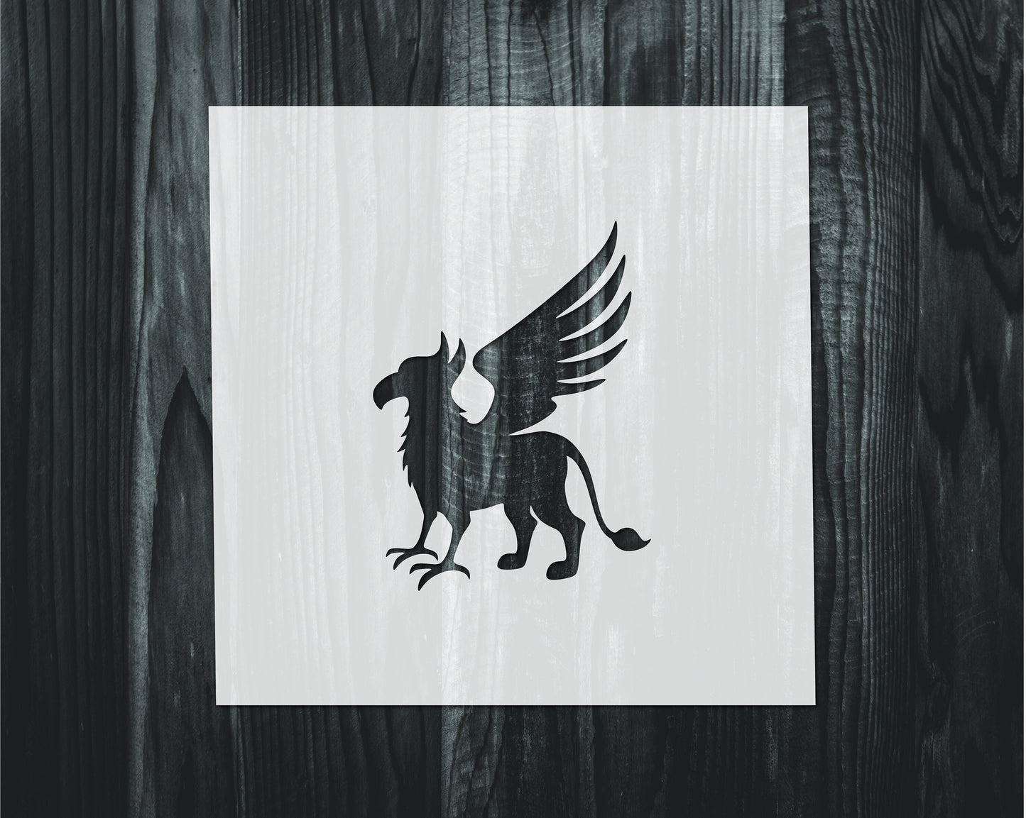 Griffin Stencil, Mylar reusable stencil, Stencil, FAST SHIPPING