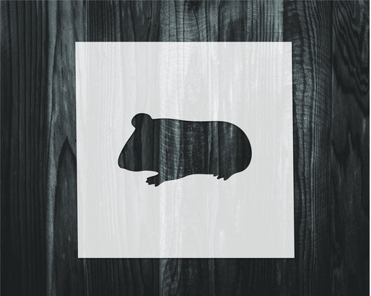 Guinea Pig Stencil, Mylar reusable stencil, Stencil, FAST SHIPPING