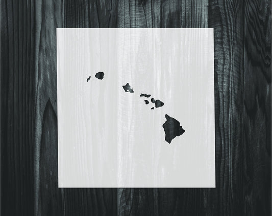 Hawaii Stencil, Mylar reusable stencil, Stencil, FAST SHIPPING