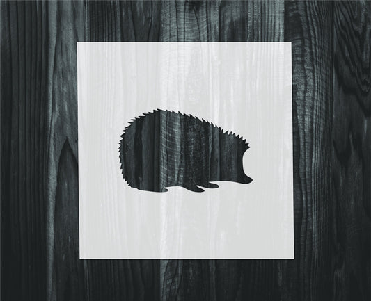 Hedgehog Stencil, Mylar reusable stencil, Stencil, FAST SHIPPING