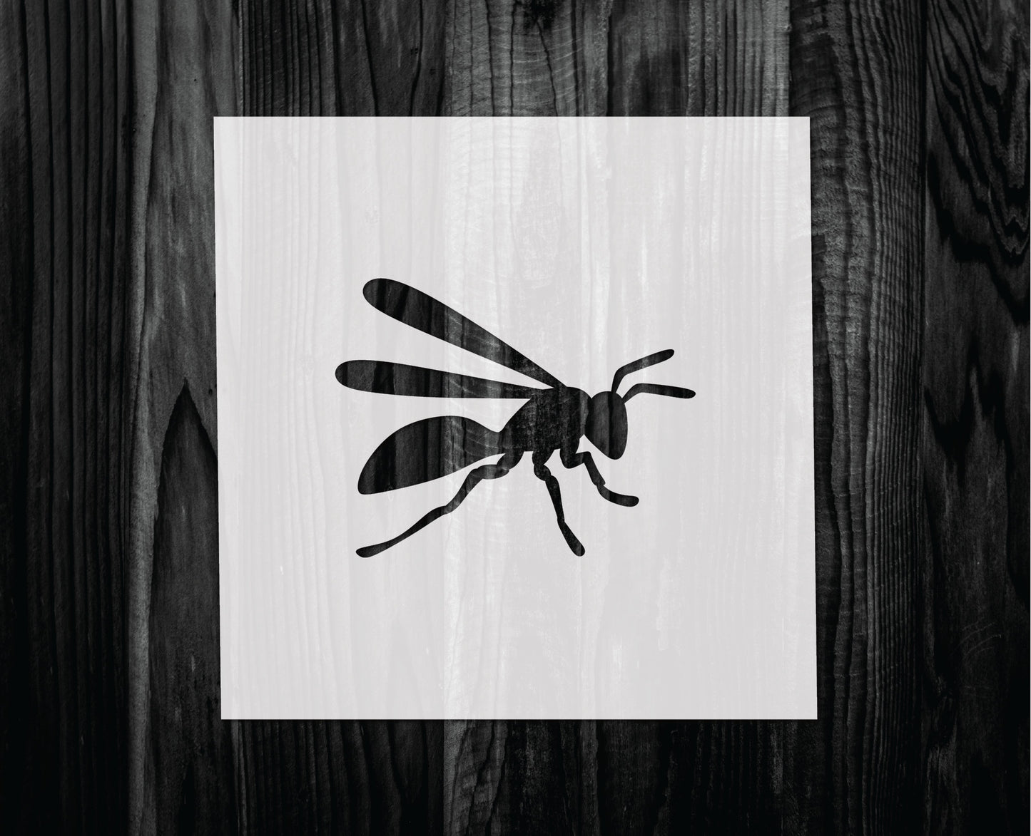 Hornet Stencil, Mylar reusable stencil, Stencil, FAST SHIPPING