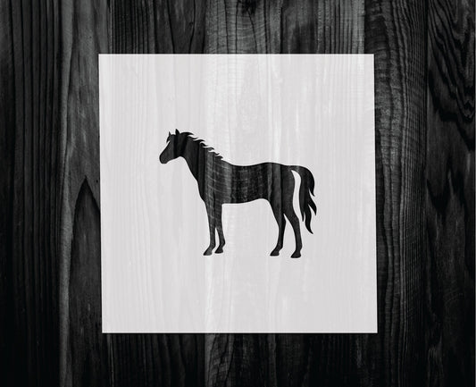 Horse Stencil, Mylar reusable stencil, Stencil, FAST SHIPPING