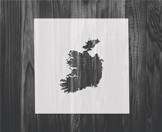 Ireland Stencil, Mylar reusable stencil, Stencil, FAST SHIPPING