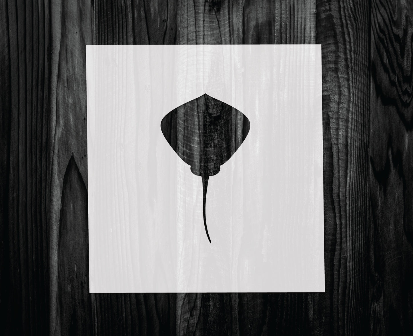 Stingray Stencil, Mylar reusable stencil, Stencil, FAST SHIPPING