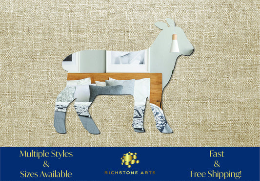 Decorative Lamb Shaped Acrylic Mirror | Many Shapes Available