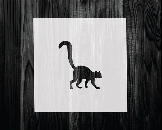 Lemur Stencil, Mylar reusable stencil, Stencil, FAST SHIPPING