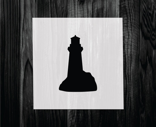 Lighthouse Stencil, Mylar reusable stencil, Stencil, FAST SHIPPING