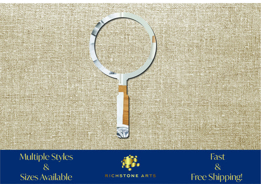 Decorative Magnify Glass Shaped Acrylic Mirror | Many Shapes Available