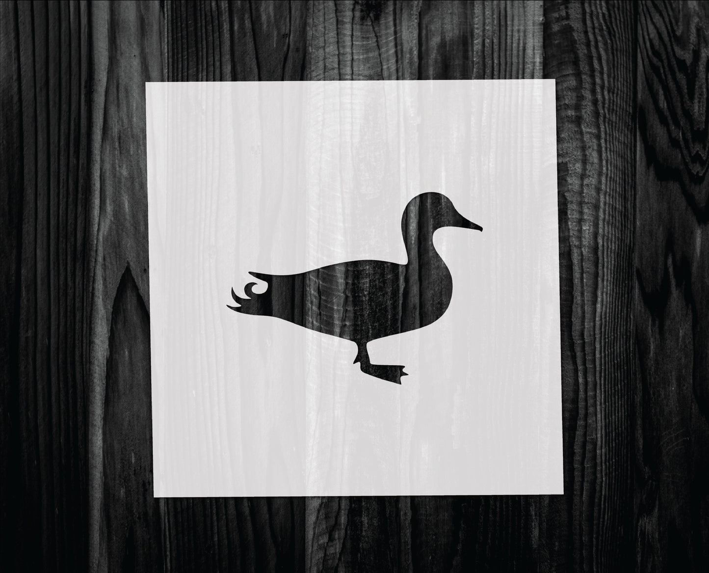 Mallard Duck Stencil, Mylar reusable stencil, Stencil, FAST SHIPPING