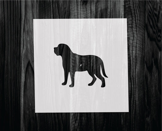 Mastiff Stencil, Mylar reusable stencil, Stencil, FAST SHIPPING