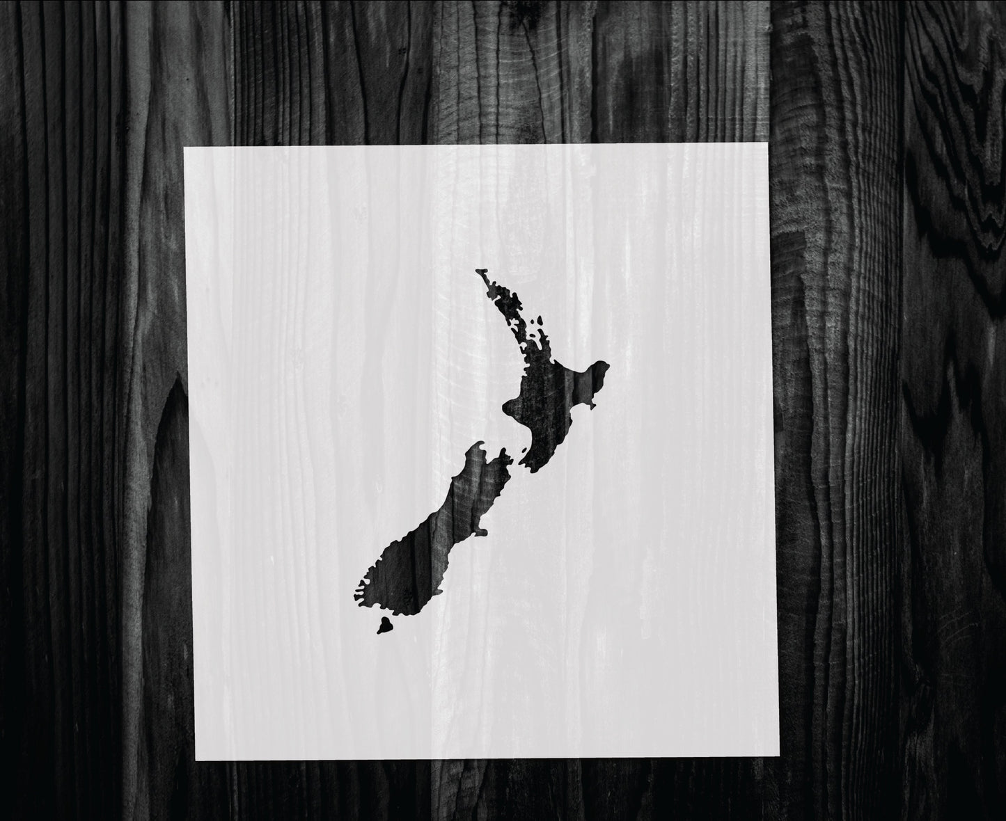 New Zealand Stencil, Mylar reusable stencil, Stencil, FAST SHIPPING