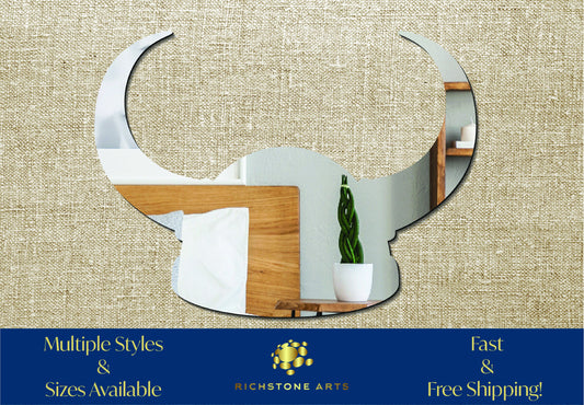 Decorative Viking Helmet Shaped Acrylic Mirror | Many Shapes Available