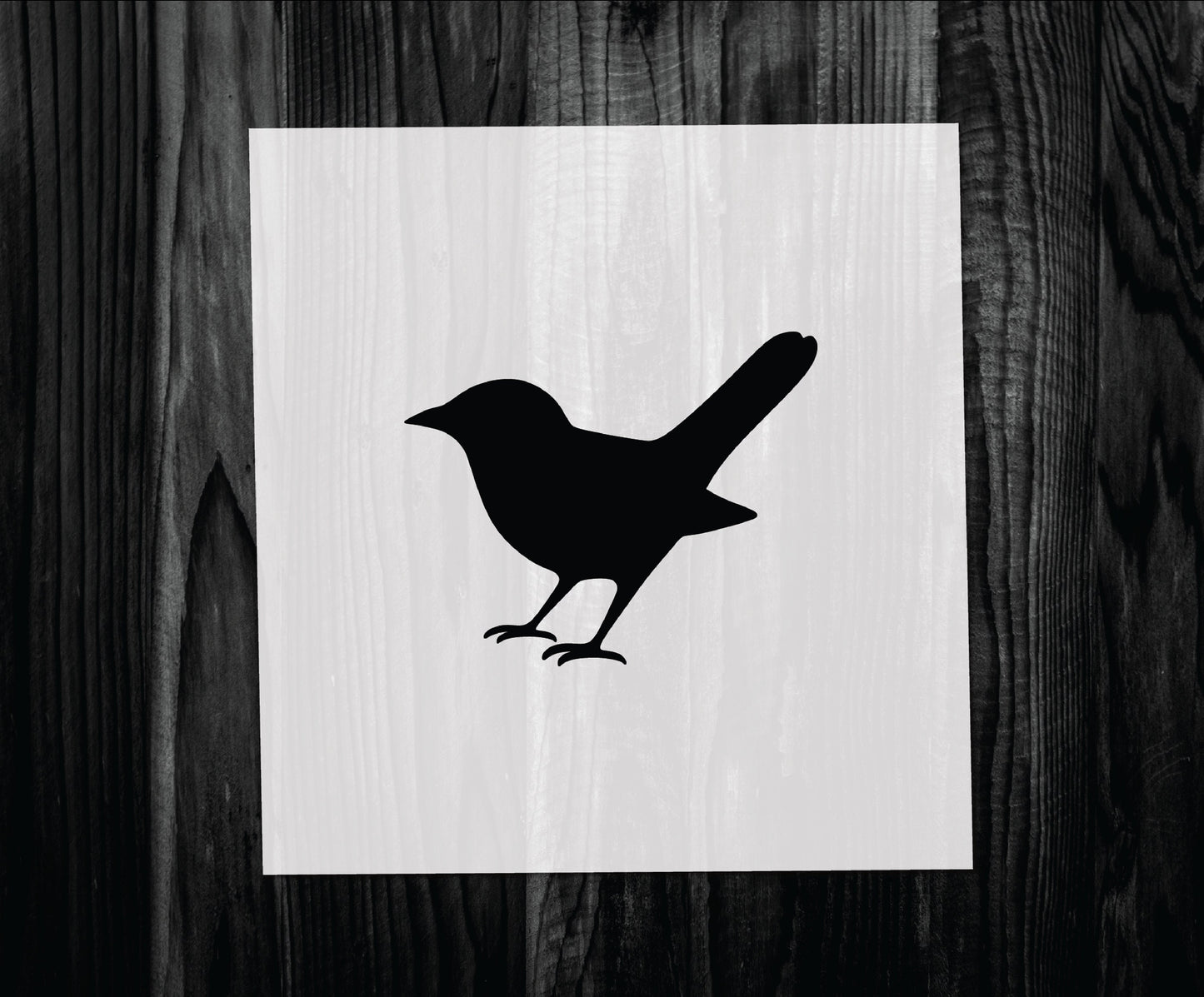 Nightingale Stencil, Mylar reusable stencil, Stencil, FAST SHIPPING